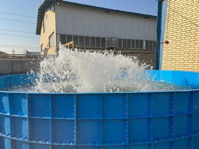 حوضچه های ماژولار ساخته شده از پلی اتیلن تقویت شده